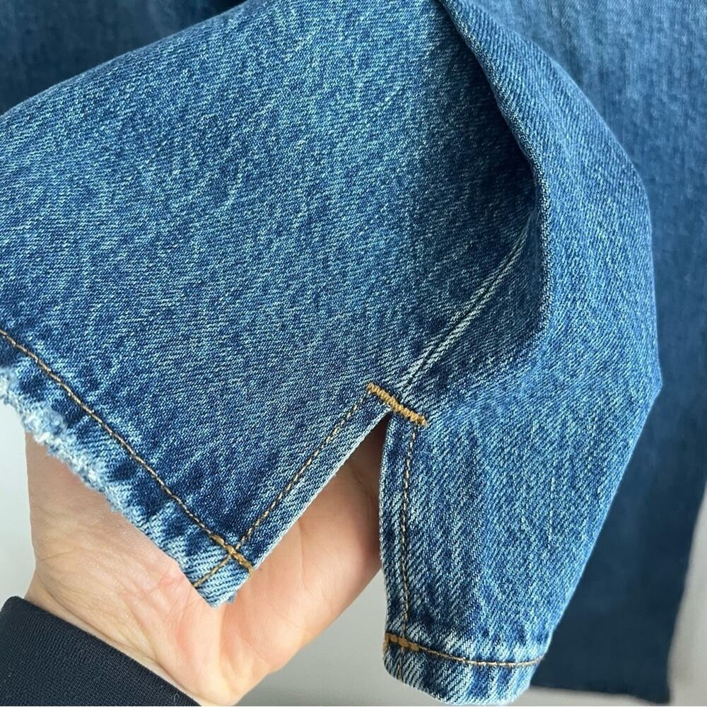 NWT Good American Good Boy Y2K 90s Denim Jeans 6 / 28 - Picture 7 of 13
